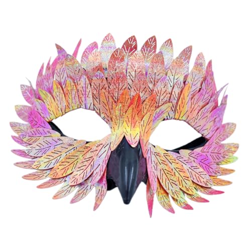 YCHUCH Tiermaske Maskerade Maske Halloween Maske Halbgesichtsmaske Rollenspielmaske Karnivale Maske Vogelschnabel Gefiederte Maske YCHUCH Tiermaske Maskerade Maske Halloween Maske Halbgesichtsmaske Rollenspielmaske Karnivale Maske Vogelschnabel Gefiederte Maske von YCHUCH