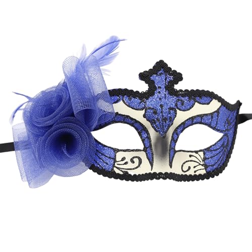 YCHUCH Venezianer Maske Halbe Gesichtsmaske Halloween Maske Masquerade Maske Party Maske Mardi Gras Maske Federmaske Für Karnevale YCHUCH Venezianer Maske Halbe Gesichtsmaske Halloween Maske Masquerade Maske Party Maske Mardi Gras Maske Federmaske Für Karnevale von YCHUCH