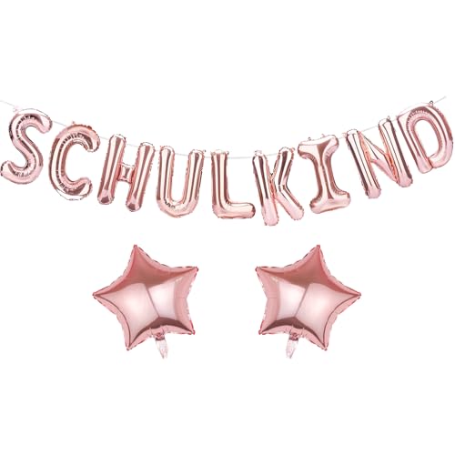 Einschulung Deko Folien Ballons, Deko Schulanfang Mädchen Junge SCHULKIND Ballons, Schulanfang Luftballon Girlande Banner, Kinder Schulstart Schuleinführung für Einschulung Party Dekoration Einschulung Deko Folien Ballons, Deko Schulanfang Mädchen Junge SCHULKIND Ballons, Schulanfang Luftballon Girlande Banner, Kinder Schulstart Schuleinführung für Einschulung Party Dekoration von YCICHE