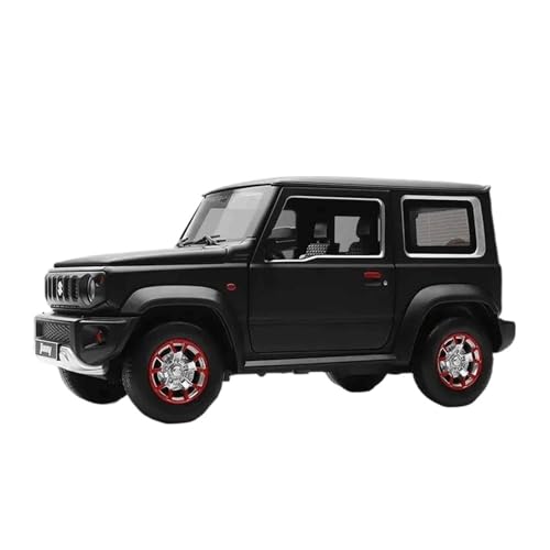 Miniatur Modelle 1 18 Für Suzuki Jimny Legierung Auto Modell Diecast Metall Spielzeug Fahrzeuge Auto Modell Sound Und Licht Simulation Geschenke Originalgetreue Nachbildung(Schwarz) von YCNXEB