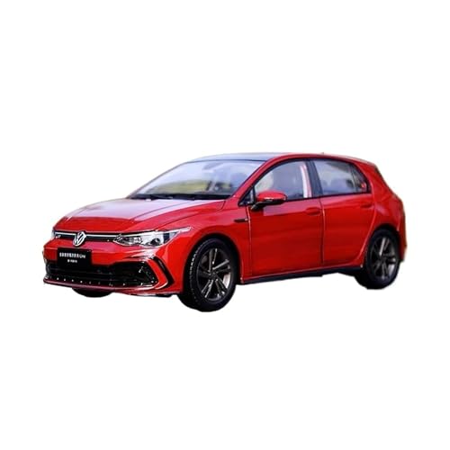 Miniatur Modelle 1 18 Für Volkswagen Golf R-Line 8. Generation Simulation Druckgussauto Metalllegierung Modellauto Sammlung Dekoratives Spielzeug Originalgetreue Nachbildung(Rot) von YCNXEB