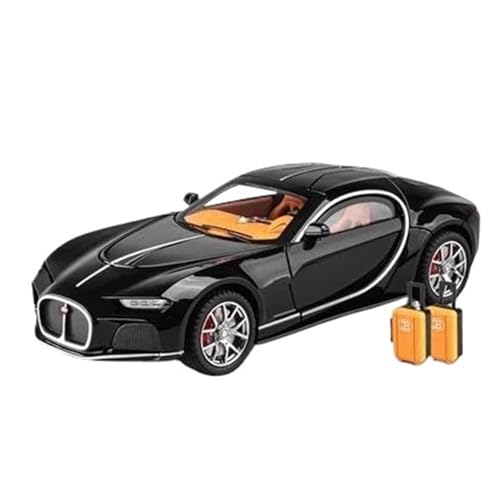 Miniatur Modelle 1 24 Für Atlantic Legierung Auto Simulation Sound Und Licht Zurückziehen Spielzeug Metall Sportwagen Jungen Sammlung Ornamente Originalgetreue Nachbildung(Schwarz) von YCNXEB