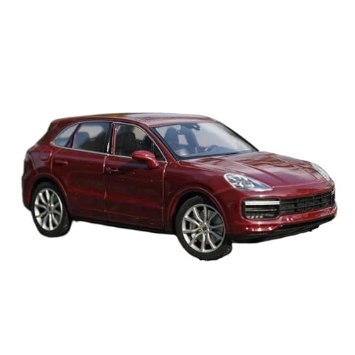 Miniatur Modelle 1 24 Für Porsche Cayenne Turbo SUV Legierung Druckguss Fahrzeuge Auto Metall Modell Miniatur Maßstab Modell Auto Spielzeug Originalgetreue Nachbildung(Rot) von YCNXEB