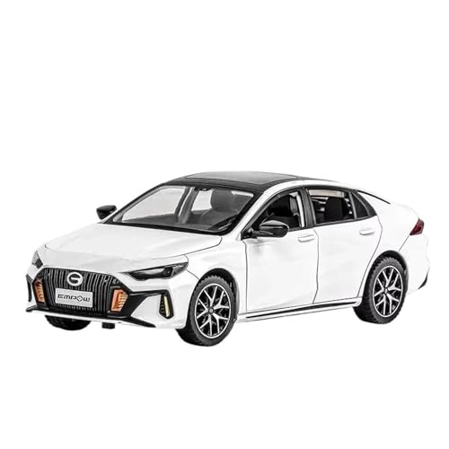 Miniatur Modelle 1 24 Für Trumpchi EMPOW YINGBAO Legierung Modell Auto Spielzeug Diecast Metall Casting Sound Und Licht Wohnkultur Sammlerstücke Originalgetreue Nachbildung(White) von YCNXEB