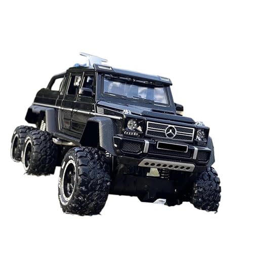 Miniatur Modelle 1 28 Für G63 G65 6 * 6 Legierung Pickup Geländewagen Automodell Spielzeug-Enthusiasten Sammeln Desktop-Dekorationen Originalgetreue Nachbildung(Schwarz) von YCNXEB