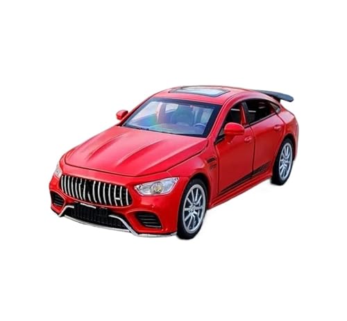 Miniatur Modelle 1 32 Für Benz GT63S Coupe Legierung Sportwagen Modell Druckguss Fahrzeuge Metall Auto Modell Simulation Sound Licht Spielzeug Originalgetreue Nachbildung(Rot) von YCNXEB
