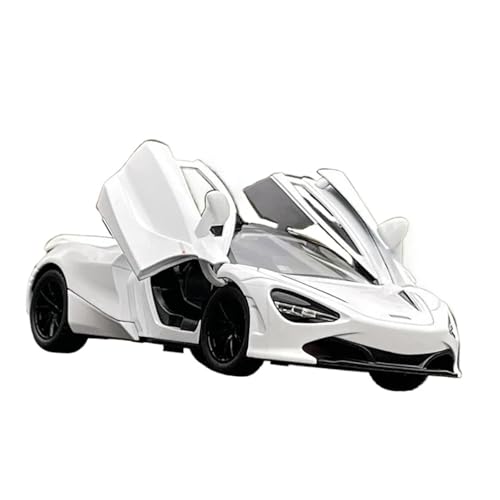 Miniatur Modelle 1 32 Für McLaren 720S Legierungsmodell Metallfahrzeug Spielzeugauto Begrenzte Kollektionen Ziermodelle Dekorationen Originalgetreue Nachbildung(White) von YCNXEB
