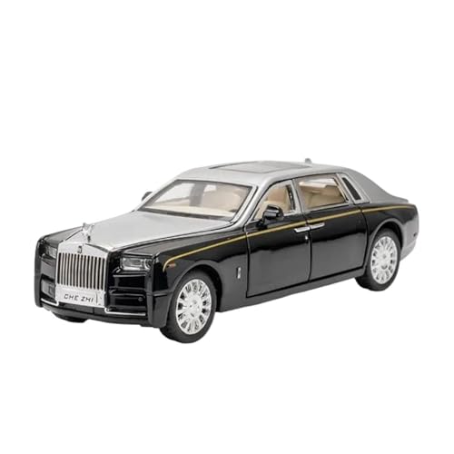Miniatur Modelle 1 32 Für Rolls Royce Phantom Legierung Auto Diecast Spielzeug Fahrzeuge Metall Auto Modell Sammlung Simulation Sound Licht Originalgetreue Nachbildung(Gray) von YCNXEB