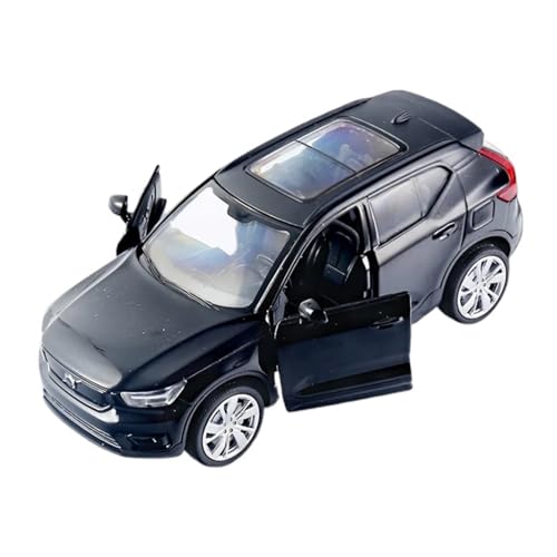 Miniatur Modelle 1 32 Für Volvo XC40 Simulation Legierung Automodell Druckguss Nordic Luxus SUV Modell Metall Spielzeugauto Modellkollektion Mit Tonlichtern Originalgetreue Nachbildung(Schwarz) von YCNXEB