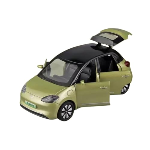 Miniatur Modelle 1 32 Für Wuling Bingo Legierung Auto Modell Diecast Metall Spielzeug Mini Fahrzeuge Auto Modell Simulation Sound Und Licht Spielzeug Originalgetreue Nachbildung(Grün) von YCNXEB
