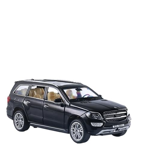 Miniatur Modelle High-End-Metallautomodell 1 32 Für Mercedes-Benz GL GL500 SUV Legierungsdruckguss-Automodell Hochsimulations-Spielzeugauto-Automodell Originalgetreue Nachbildung(Schwarz) von YCNXEB
