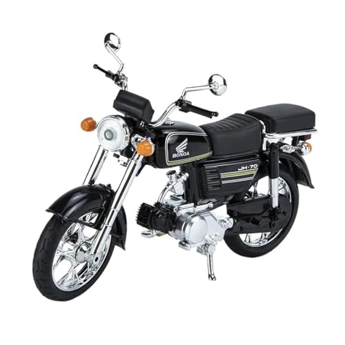 Motorrad in Limitierter Auflage 1:10 Für Jialing JH-70 Sound Und Licht Legierung Motorrad Modell Klassische Tisch Dekoration Hobby Souvenir(Black) von YCNXEB