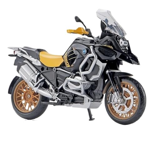 Motorrad in Limitierter Auflage 1:12 Für BMW R1250GS ADV Simulation Legierung Motorrad Modell Stoßdämpfer Sound Und Licht Sammlung Hobby Souvenir(Yellow) von YCNXEB