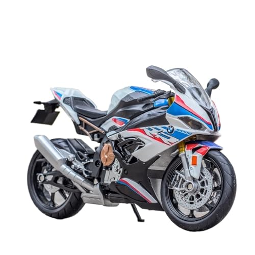 Motorrad in Limitierter Auflage 1:12 Für BMW S1000RR Motorrad Legierung Lokomotive Modell Dekoration Souvenir Hobby Hobby Souvenir(Blue) von YCNXEB