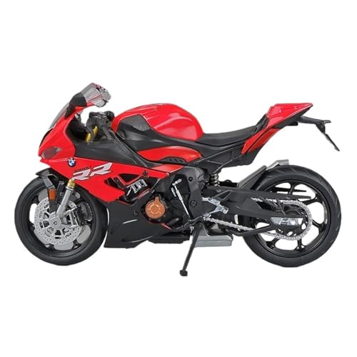 Motorrad in Limitierter Auflage 1:12 Für BMW S1000RR Motorrad Legierung Lokomotive Modell Dekoration Souvenir Hobby Hobby Souvenir(Red) von YCNXEB