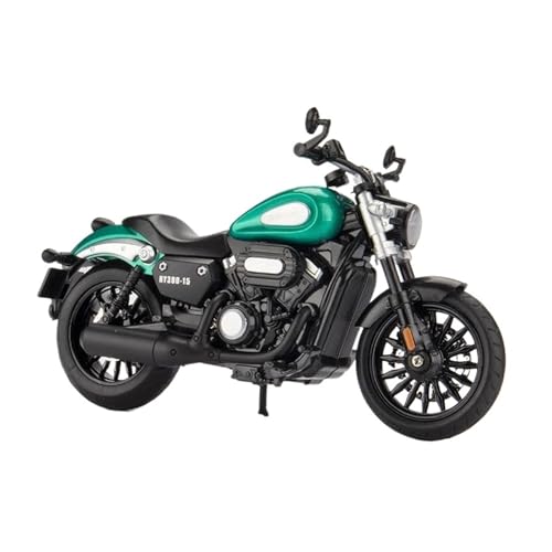 Motorrad in Limitierter Auflage 1:12 Für Benda GINGERLLA 300 Mit Sound Und Licht Legierung Motorrad Modell Sammlung Display Hobby Souvenir(Green) von YCNXEB