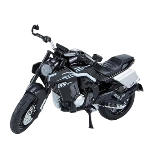 Motorrad in Limitierter Auflage 1:12 Für Benda LFS700 Druckguss-Motorradmodell, Spielzeug-Replik Mit Sound- Und Lichtsammlung Hobby Souvenir(Black) von YCNXEB