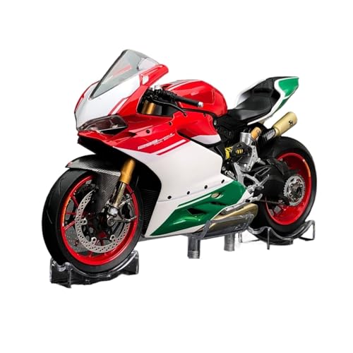 Motorrad in Limitierter Auflage 1:12 Für Ducati 1299S Red Devils Legierung Motorrad Lokomotive Modell Miniatur Realistische Figuren Hobby Souvenir(Red White Green) von YCNXEB