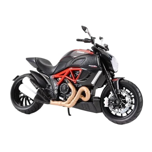 Motorrad in Limitierter Auflage 1:12 Für Ducati Diavel Carbon Red Alloy Druckguss-Motorradmodell Miniatur Realistische Figuren Hobby Souvenir Motorrad in Limitierter Auflage 1:12 Für Ducati Diavel Carbon Red Alloy Druckguss-Motorradmodell Miniatur Realistische Figuren Hobby Souvenir von YCNXEB