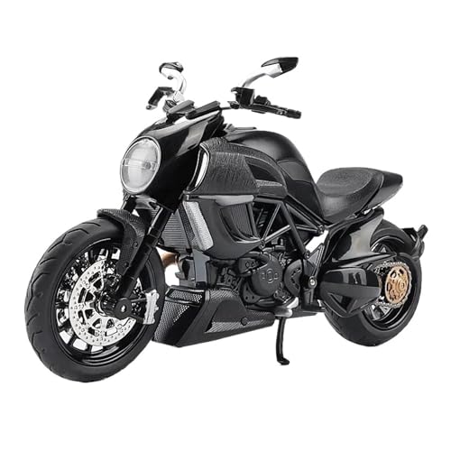 Motorrad in Limitierter Auflage 1:12 Für Ducati Diavel Carbon Red Alloy Motorradmodell Sammlerdisplays Für Erwachsene Hobby Souvenir von YCNXEB