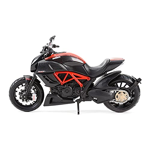 Motorrad in Limitierter Auflage 1︰12 Für Ducati Diavel Sporty Static Druckguss Motorrad Kollektion Hobby Boy Girl Gift Hobby Souvenir von YCNXEB