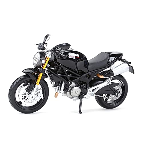 Motorrad in Limitierter Auflage 1︰12 Für Ducati Monster 696 Sportliches Statisches Die-Cast-Motorradkollektion Hobby Junge Mädchen Geschenk Hobby Souvenir(Schwarz) von YCNXEB