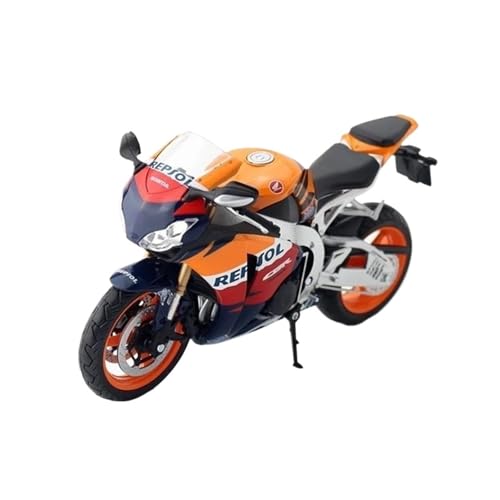 Motorrad in Limitierter Auflage 1:12 Für Honda CBR Fireblade Race Alloy Classic Motorradmodell Simulationssammlung Souvenirs Hobby Souvenir(Yellow) von YCNXEB
