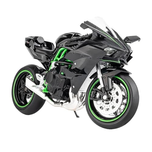 Motorrad in Limitierter Auflage 1:12 Für Kawasaki H2R Legierung Motorrad Modell Mit Sound Und Licht Lokomotive Hobby Display Hobby Souvenir von YCNXEB