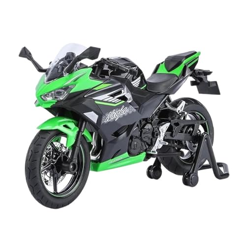 Motorrad in Limitierter Auflage 1:12 Für Kawasaki Ninja 400 Sound Und Licht Legierung Motorrad Modell Klassische Desktop Figuren Hobby Souvenir von YCNXEB