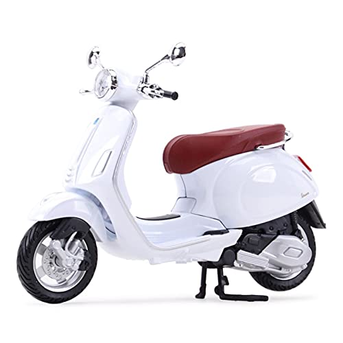 Motorrad in Limitierter Auflage 1︰12 Für Piaggio Vespa Primavera 150 Statisches Modell Spielzeug Dekoration Erwachsene Geschenke Für Kinder Hobby Souvenir(White) von YCNXEB