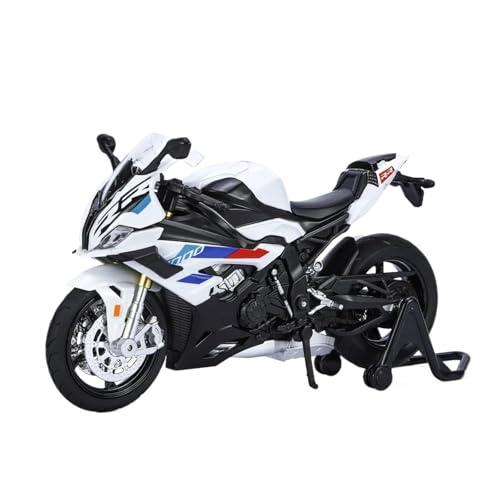 Motorrad in Limitierter Auflage 1:12 Für S1000RR Sound Und Licht Legierung Motorrad Modell Simulation Ornament Erwachsene Hobby Sammlung Hobby Souvenir(White) von YCNXEB