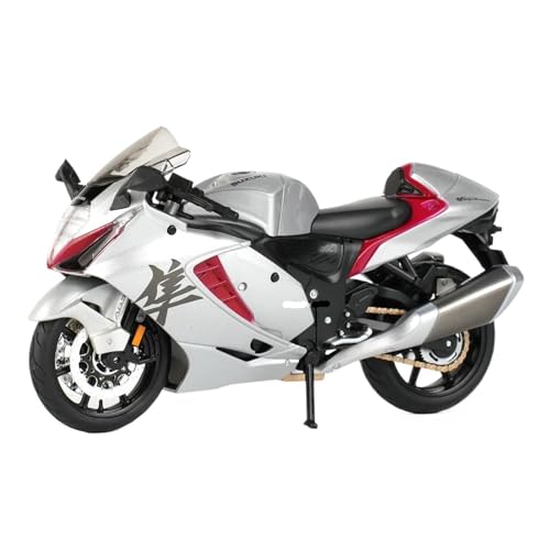 Motorrad in Limitierter Auflage 1:12 Für Suzuki Hayabusa 2022 Legierung Druckguss Motorrad Modell Simulation Sammlung Hobbys Figuren Hobby Souvenir(Gray) von YCNXEB