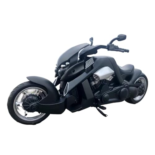 Motorrad in Limitierter Auflage 1:12 Für Yamaha Tyrannosaurus Motorrad Legierung Lokomotive Modell Statische Miniatur Figur Hobby Souvenir(Black) von YCNXEB