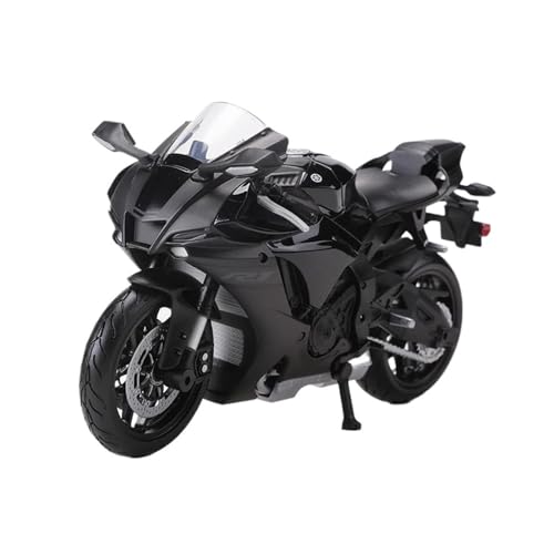 Motorrad in Limitierter Auflage 1:12 Für Yamaha YZF-R1 2021 Motorradmodell Druckgussfahrzeuge Sammlerstücke Hobbyfiguren Hobby Souvenir(Black) von YCNXEB