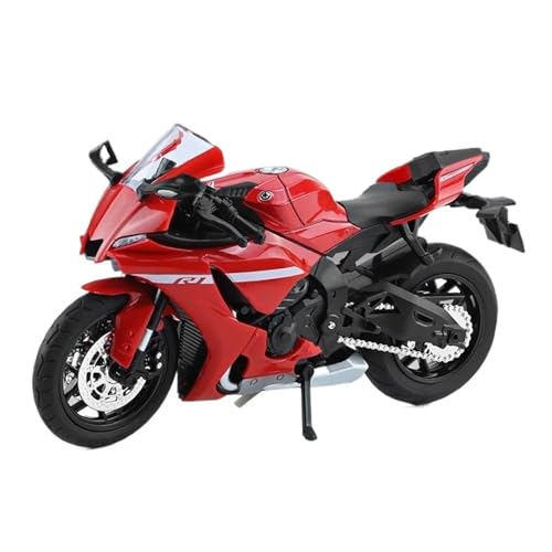 Motorrad in Limitierter Auflage 1:12 Für Yamaha YZF-R1 YZFR1 Alloy Motorcycle Model Collection Sound Und Licht Off-Road-Autocycle Hobby Souvenir von YCNXEB