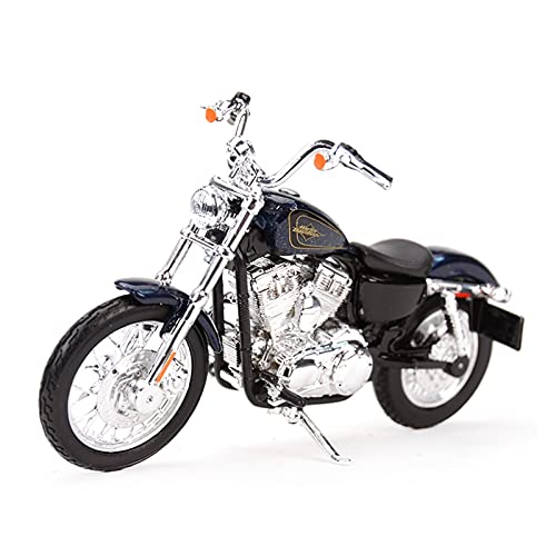 Motorrad in Limitierter Auflage 1︰18 Für 2012 XL1200V 72 Modell Spielzeug Dekoration Erwachsene Geschenke Für Kinder Hobby Souvenir(Schwarz) von YCNXEB