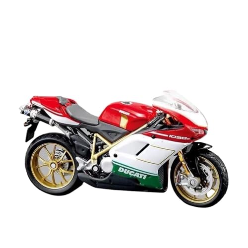 Motorrad in Limitierter Auflage 1:18 Für Ducati 1098S Classic Alloy Classic Motorradmodell Hobby-Simulationssammlung Für Erwachsene Hobby Souvenir von YCNXEB