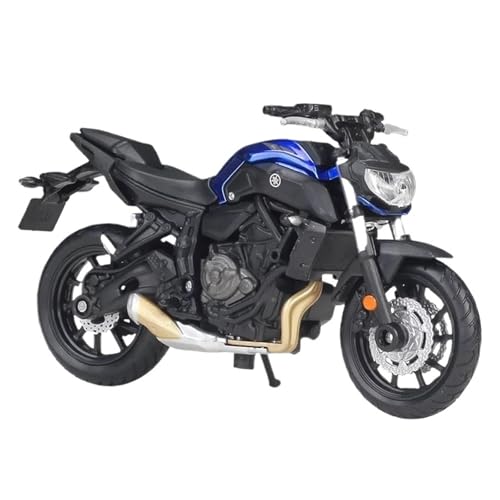 Motorrad in Limitierter Auflage 1:18 Für Yamaha MT07 MT-07 2018 Statisches Druckguss-Motorradmodell Simulationssammlung Souvenirs Hobby Souvenir von YCNXEB
