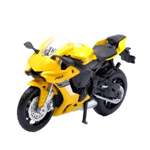 Motorrad in Limitierter Auflage 1:18 Für Yamaha YZF-R1, Legierungsdruckguss-Motorradmodell Sammlung Heimdekoration Figuren Souvenirs Hobby Souvenir(Yellow) von YCNXEB