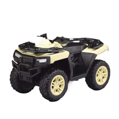 Motorrad in Limitierter Auflage 1:36 Für ATV Classic Alloy Diecast Racing Motorrad Modell Simulation Sammlung Display Souvenirs Hobby Souvenir(Yellow) von YCNXEB