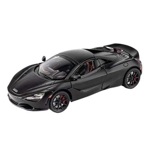 YCNXEB Klassisch Automodell 1: 24 Für McLaren 720S Legierung Auto Modell Erwachsene Hobby Display Dekorationen Souvenir für Erwachsene Sammler(Black) von YCNXEB