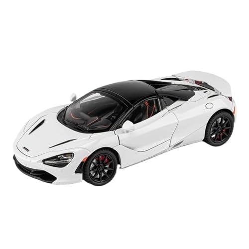 YCNXEB Klassisch Automodell 1: 24 Für McLaren 720S Legierung Auto Modell Erwachsene Hobby Display Dekorationen Souvenir für Erwachsene Sammler(White) von YCNXEB