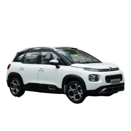 YCNXEB Klassisch Automodell 1:18 Für Citroen C4 Aircross SUV Legierung Diecast Automodell Miniatur Souvenirsammlung Souvenir für Erwachsene Sammler(White) von YCNXEB