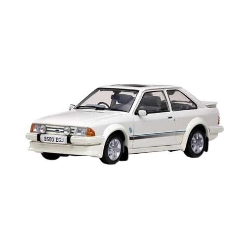 YCNXEB Klassisch Automodell 1:18 Für Ford Escort RSTURBO 1984 Legierung Auto Modell Klassische Sammlung Souvenir Display Souvenir für Erwachsene Sammler von YCNXEB