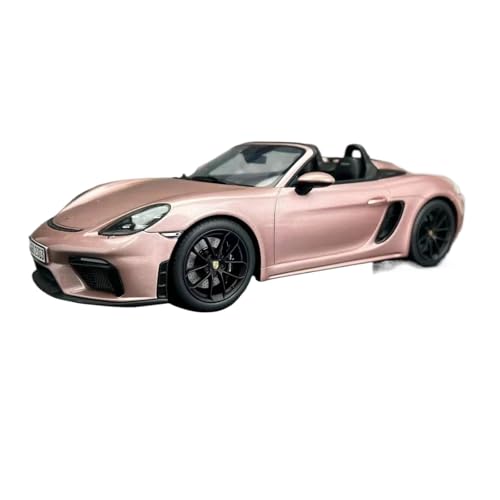YCNXEB Klassisch Automodell 1:18 Für Porsche 718 Spyder Cabrio Harz Auto Modell Realistische Klassische Souvenir Souvenir für Erwachsene Sammler von YCNXEB