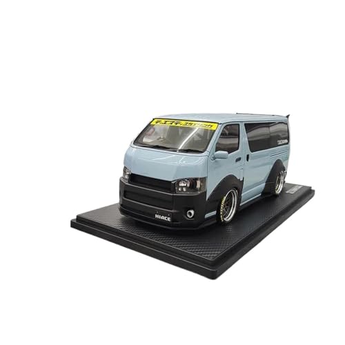 YCNXEB Klassisch Automodell 1:18 Für Toyota Hiace Van Harz Statische Auto Modell Fans Sammlung Hause Dekoration Ornamente Souvenir für Erwachsene Sammler von YCNXEB