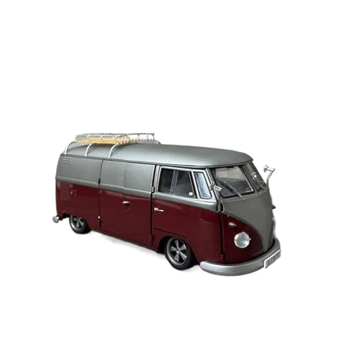 YCNXEB Klassisch Automodell 1:18 Für VW T1b Samba Bus Legierung Volle Auto Modell Hobby Sammlerstücke Display Souvenir Souvenir für Erwachsene Sammler von YCNXEB