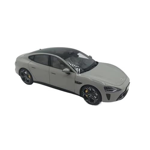 YCNXEB Klassisch Automodell 1:18 Für Xiaomi SU7 High-End-Limousine Legierung Statisches Automodell Fan-Kollektion Heimdekoration Ornamente Souvenir für Erwachsene Sammler(Gray) von YCNXEB