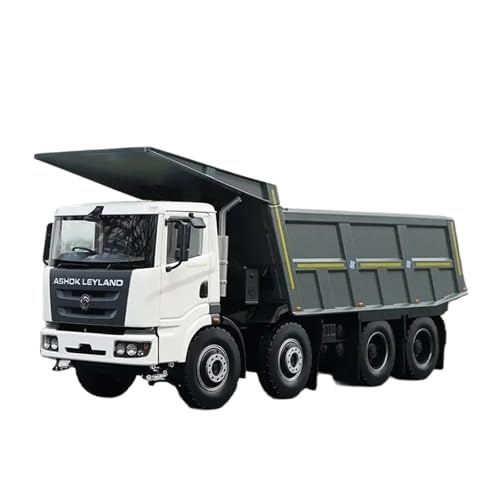 YCNXEB Klassisch Automodell 1:24 Für Ashok Leyland Captain Dump Truck Druckgusslegierung Auto Ornamente Souvenir Display Souvenir für Erwachsene Sammler von YCNXEB