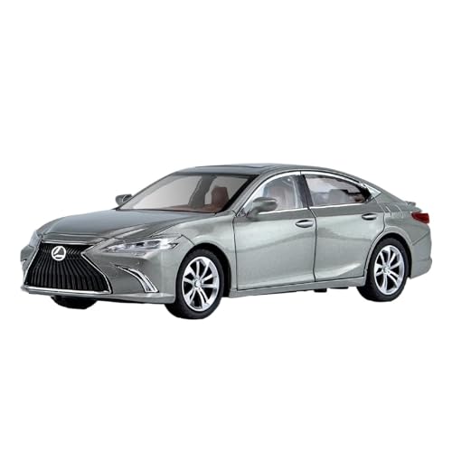 YCNXEB Klassisch Automodell 1:24 Für Lexus ES300 Mit Sound Light Pull Back Legierung Automodell Hobby Display Dekorationen Souvenir für Erwachsene Sammler(Silver) von YCNXEB
